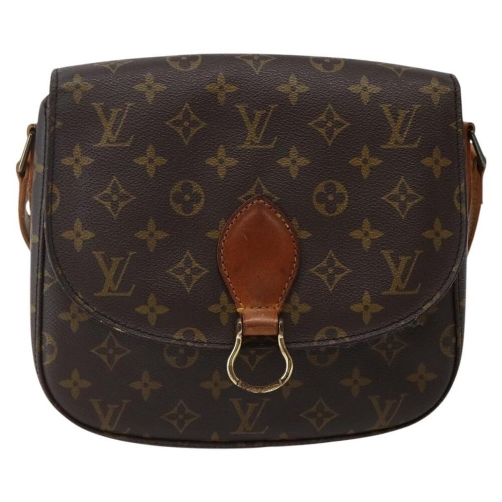 Authentic LOUIS VUITTON Monogram Saint Cloud GM Shoulder Bag M51242 LV - Picture 5 of 16